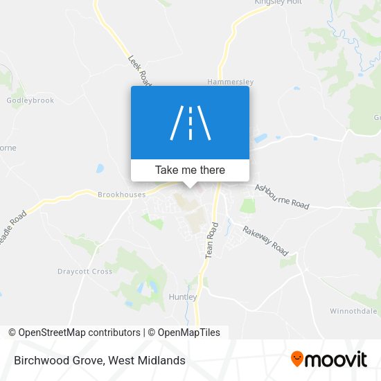 Birchwood Grove map