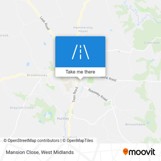 Mansion Close map