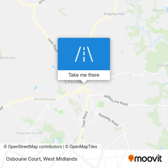 Osboune Court map