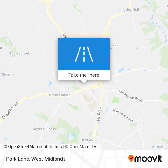 Park Lane map