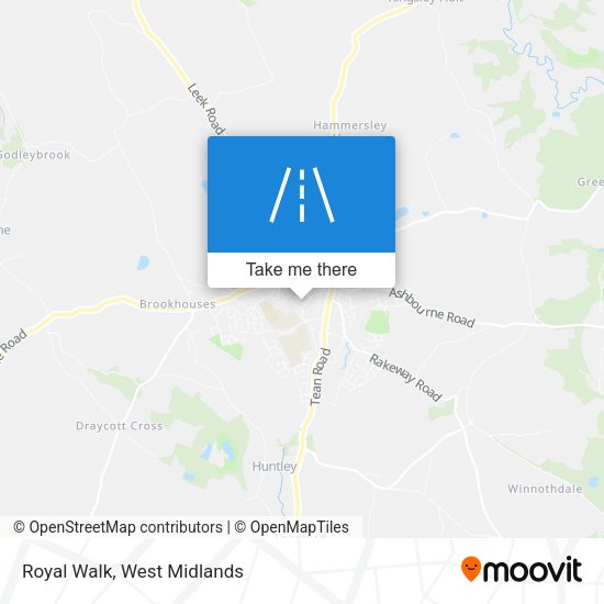 Royal Walk map
