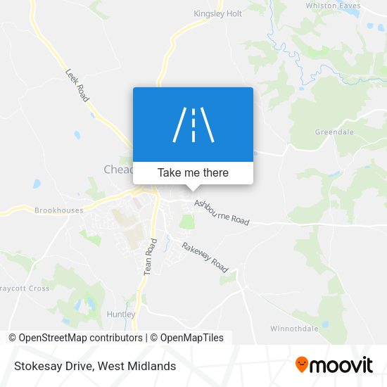 Stokesay Drive map