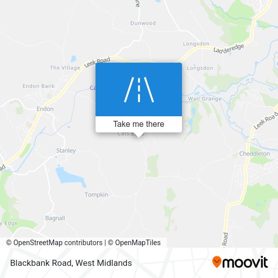 Blackbank Road map