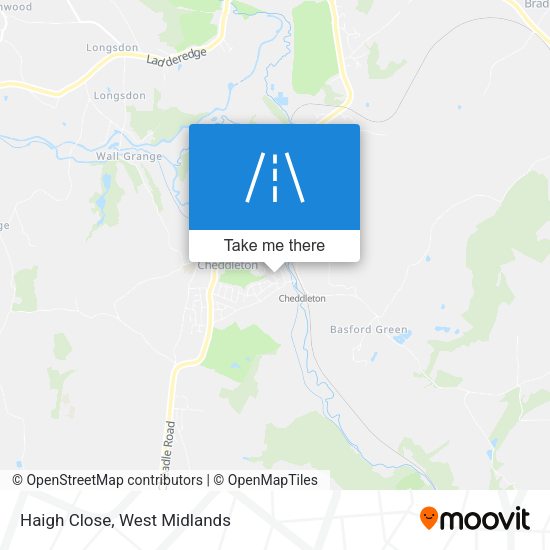 Haigh Close map