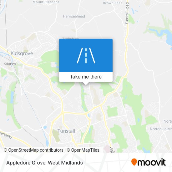 Appledore Grove map