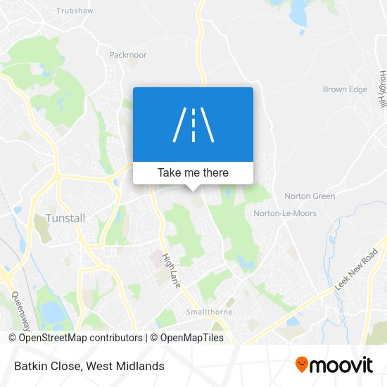 Batkin Close map