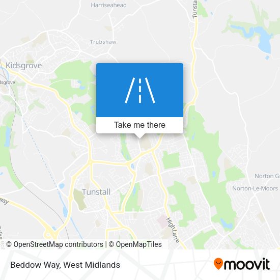 Beddow Way map