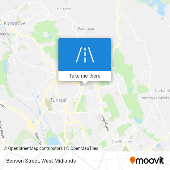 Benson Street map