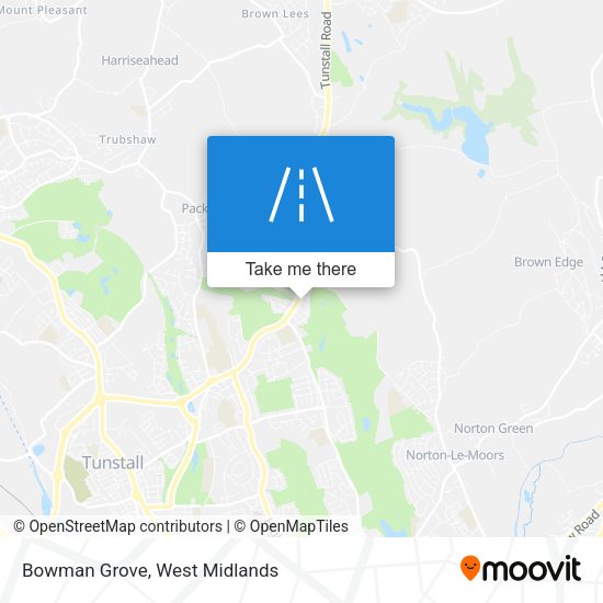 Bowman Grove map