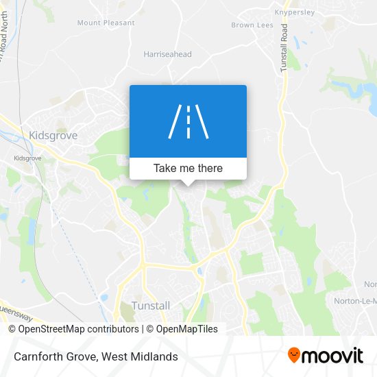 Carnforth Grove map