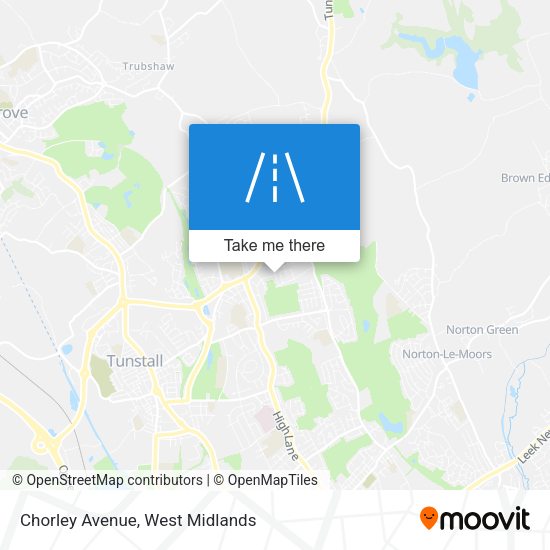 Chorley Avenue map