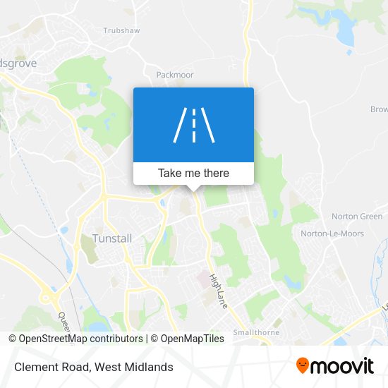 Clement Road map
