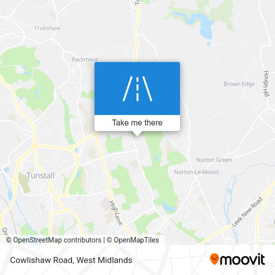 Cowlishaw Road map