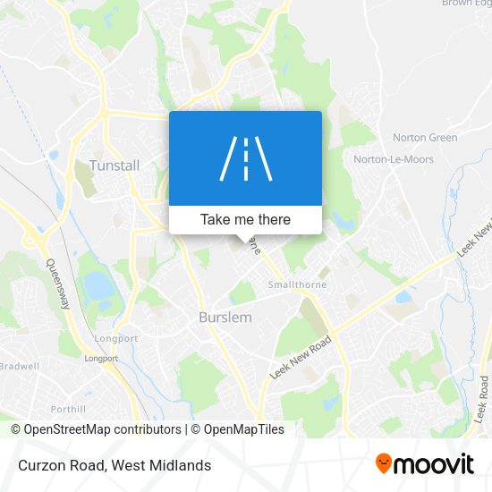Curzon Road map