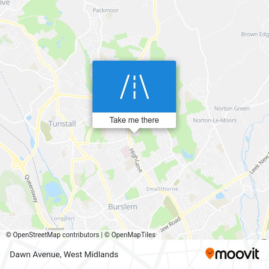 Dawn Avenue map