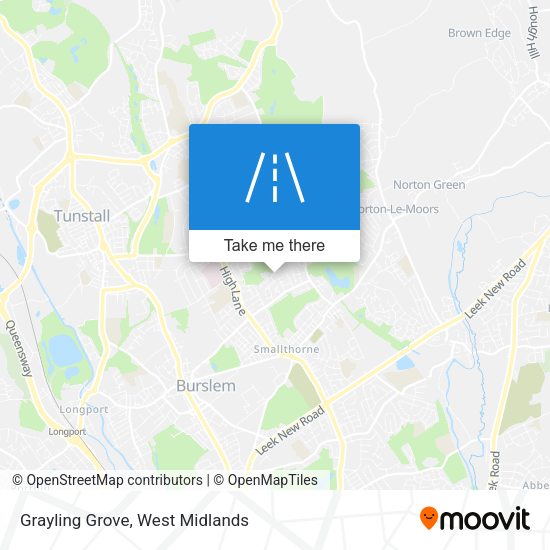 Grayling Grove map