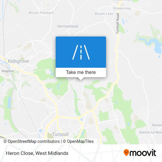 Heron Close map