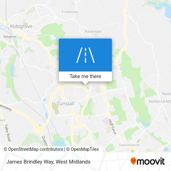 James Brindley Way map