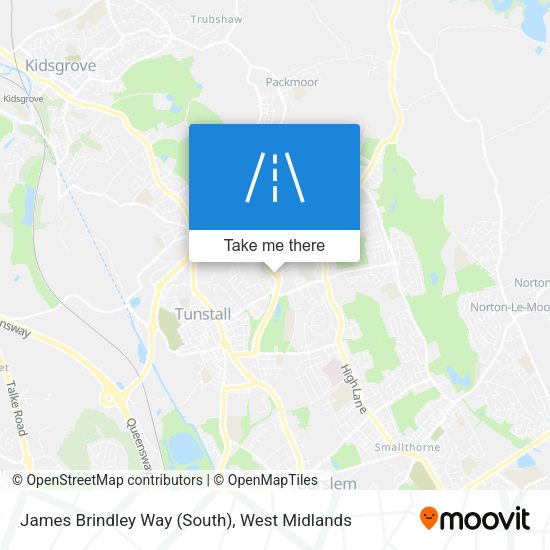 James Brindley Way (South) map