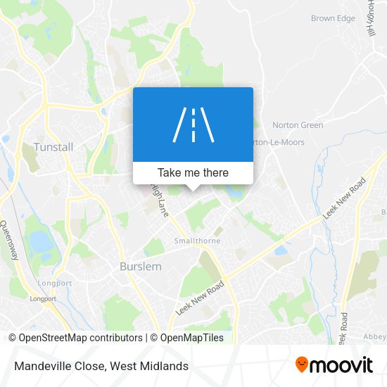 Mandeville Close map