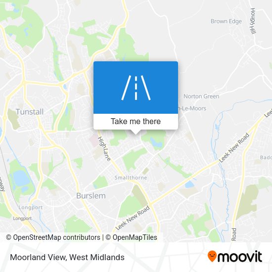 Moorland View map