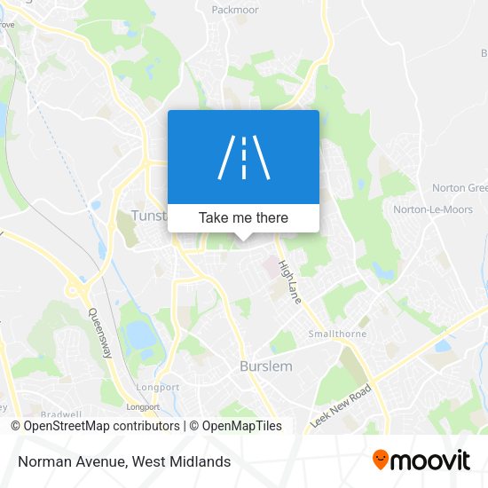 Norman Avenue map