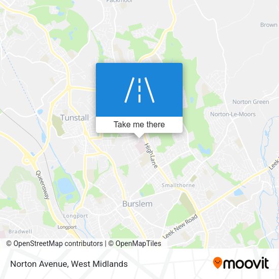 Norton Avenue map