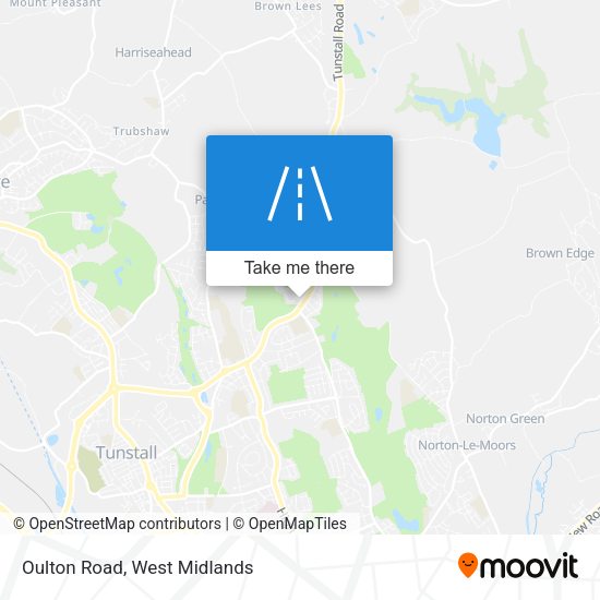 Oulton Road map