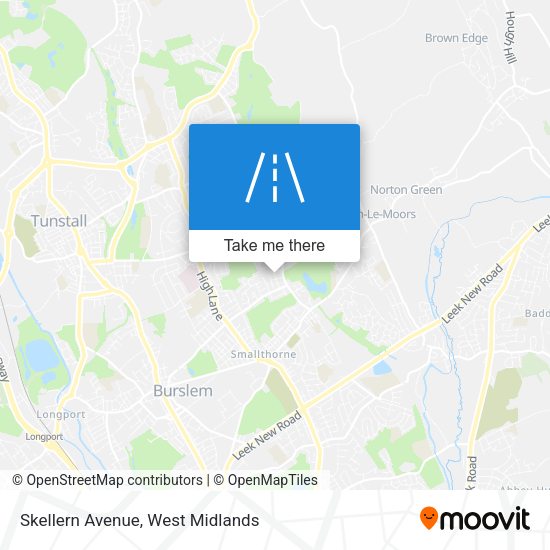 Skellern Avenue map