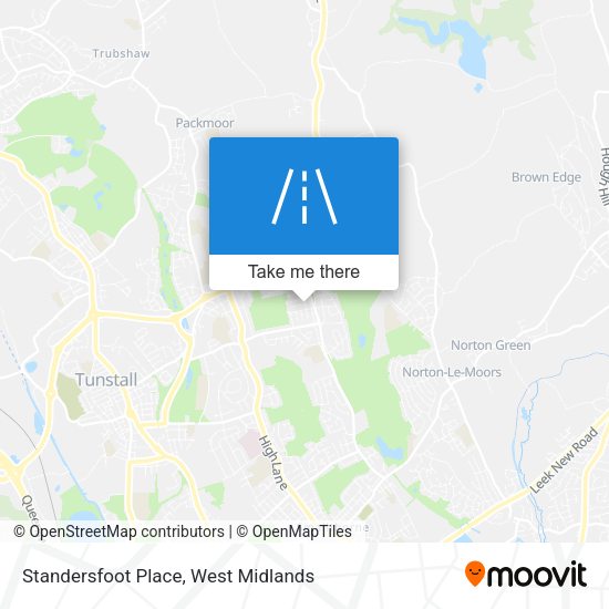 Standersfoot Place map