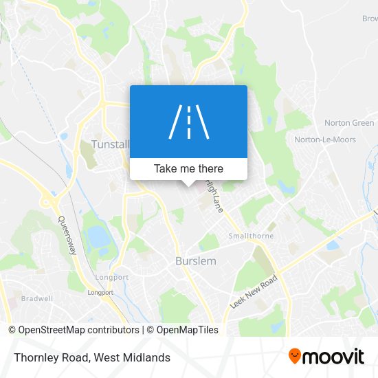Thornley Road map