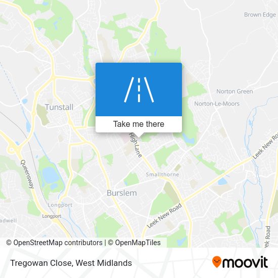 Tregowan Close map