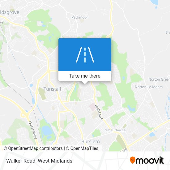 Walker Road map