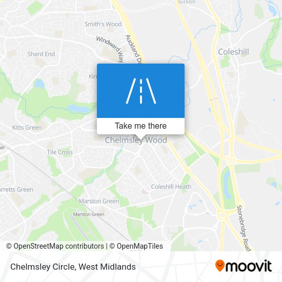 Chelmsley Circle map