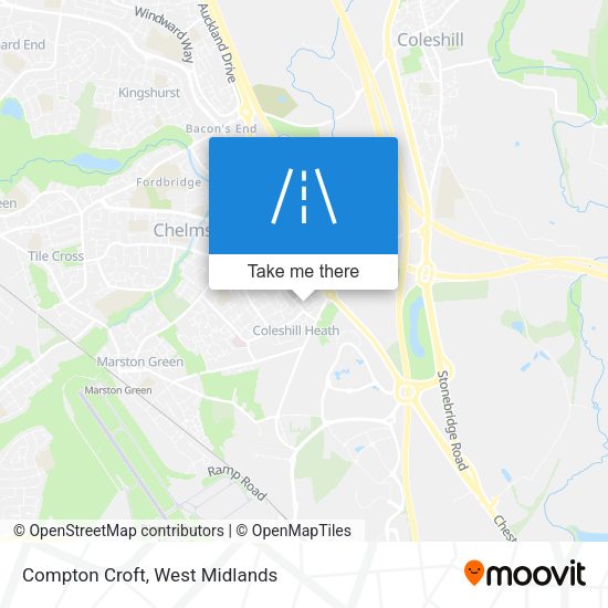 Compton Croft map