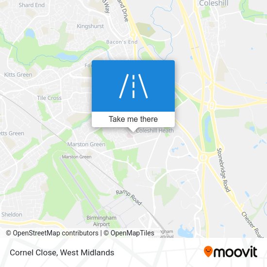 Cornel Close map