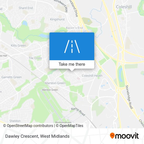 Dawley Crescent map