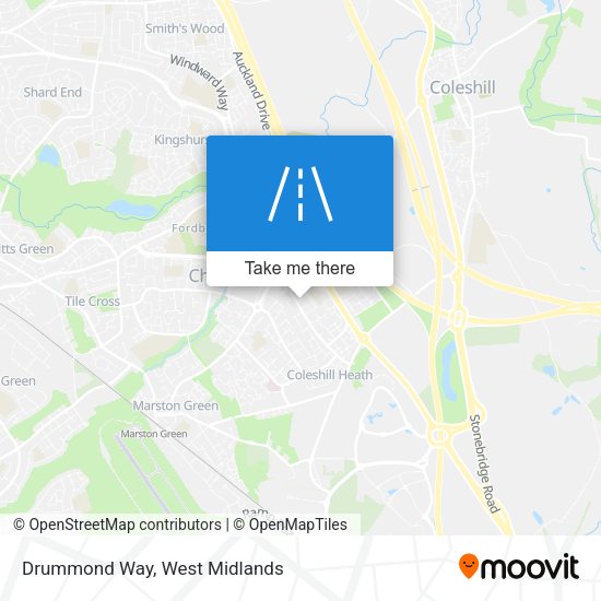 Drummond Way map