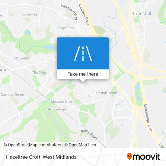 Hazeltree Croft map