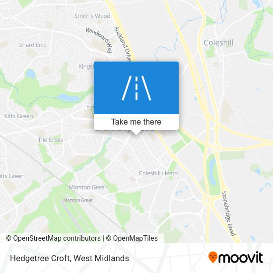 Hedgetree Croft map