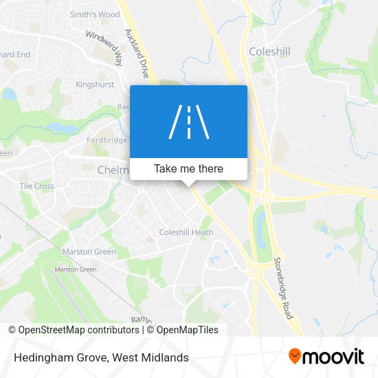 Hedingham Grove map