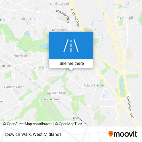 Ipswich Walk map