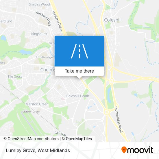 Lumley Grove map
