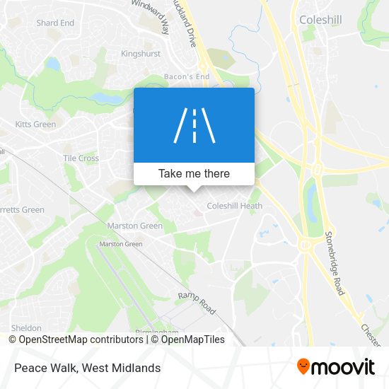Peace Walk map