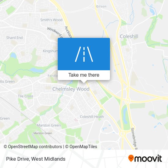Pike Drive map