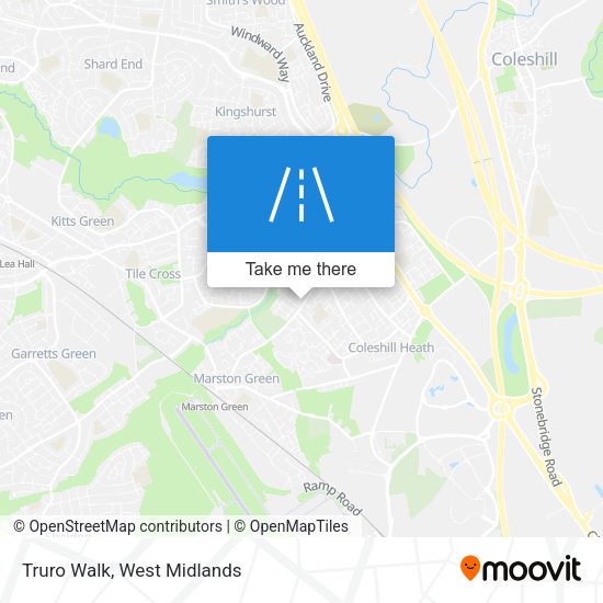 Truro Walk map