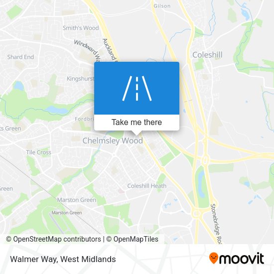 Walmer Way map
