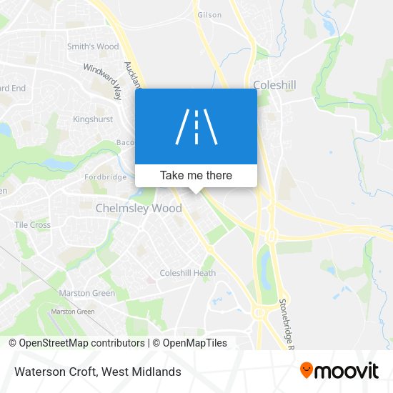 Waterson Croft map