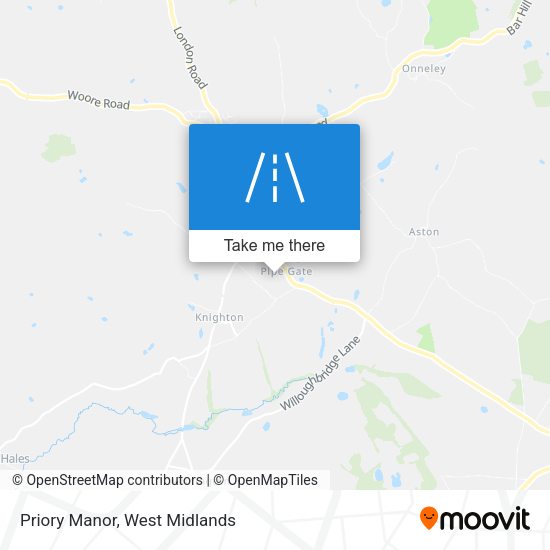 Priory Manor map
