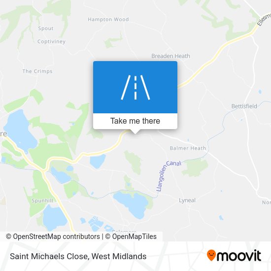 Saint Michaels Close map